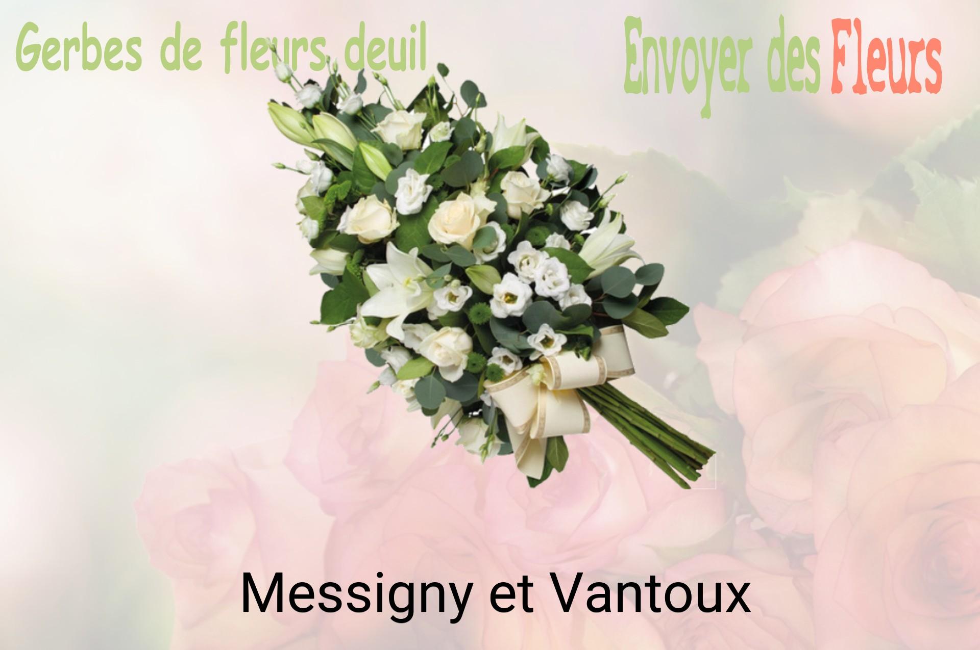 Gerbe de fleurs de deuil livrée à Messigny-et-Vantoux